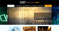 Desktop Screenshot of grtlawyers.com