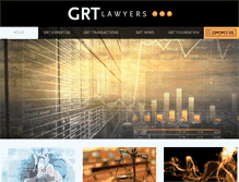 Tablet Screenshot of grtlawyers.com